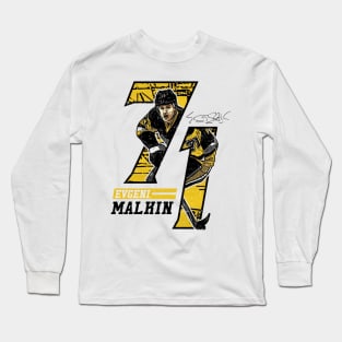 Evgeni Malkin Pittsburgh Offset Long Sleeve T-Shirt